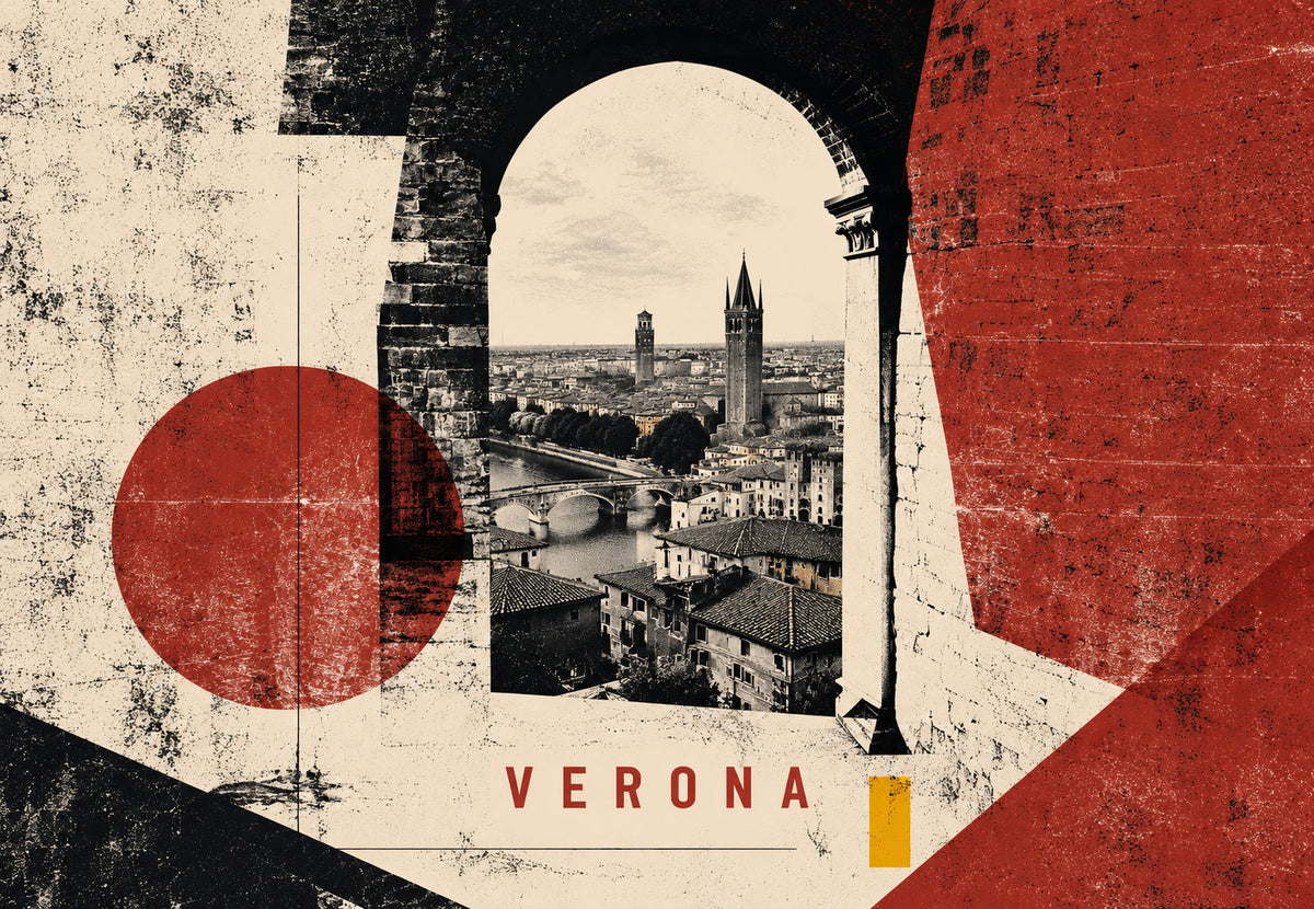 Verona genom bågen (Liggande)