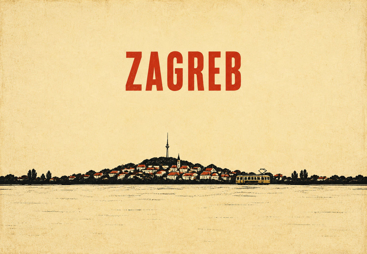 Zagreb on its hill (Landscape)