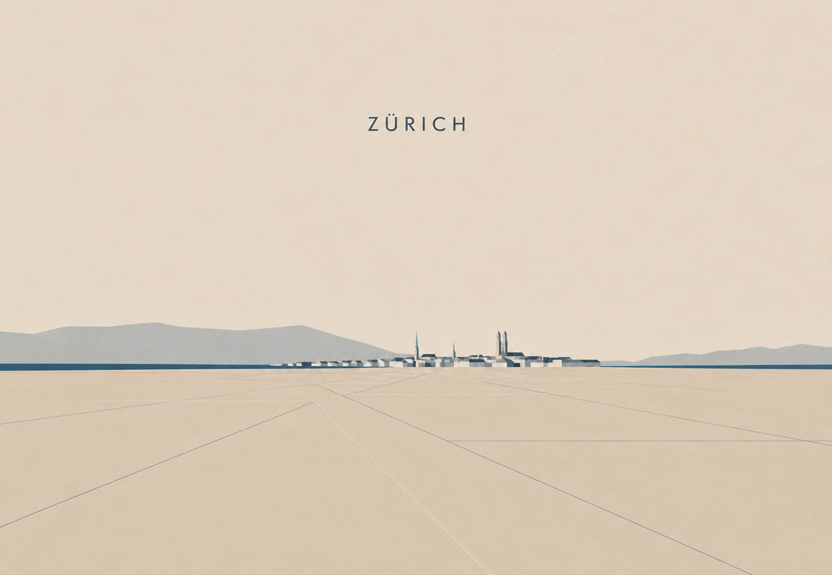 Zürich am Horizont (Querformat)