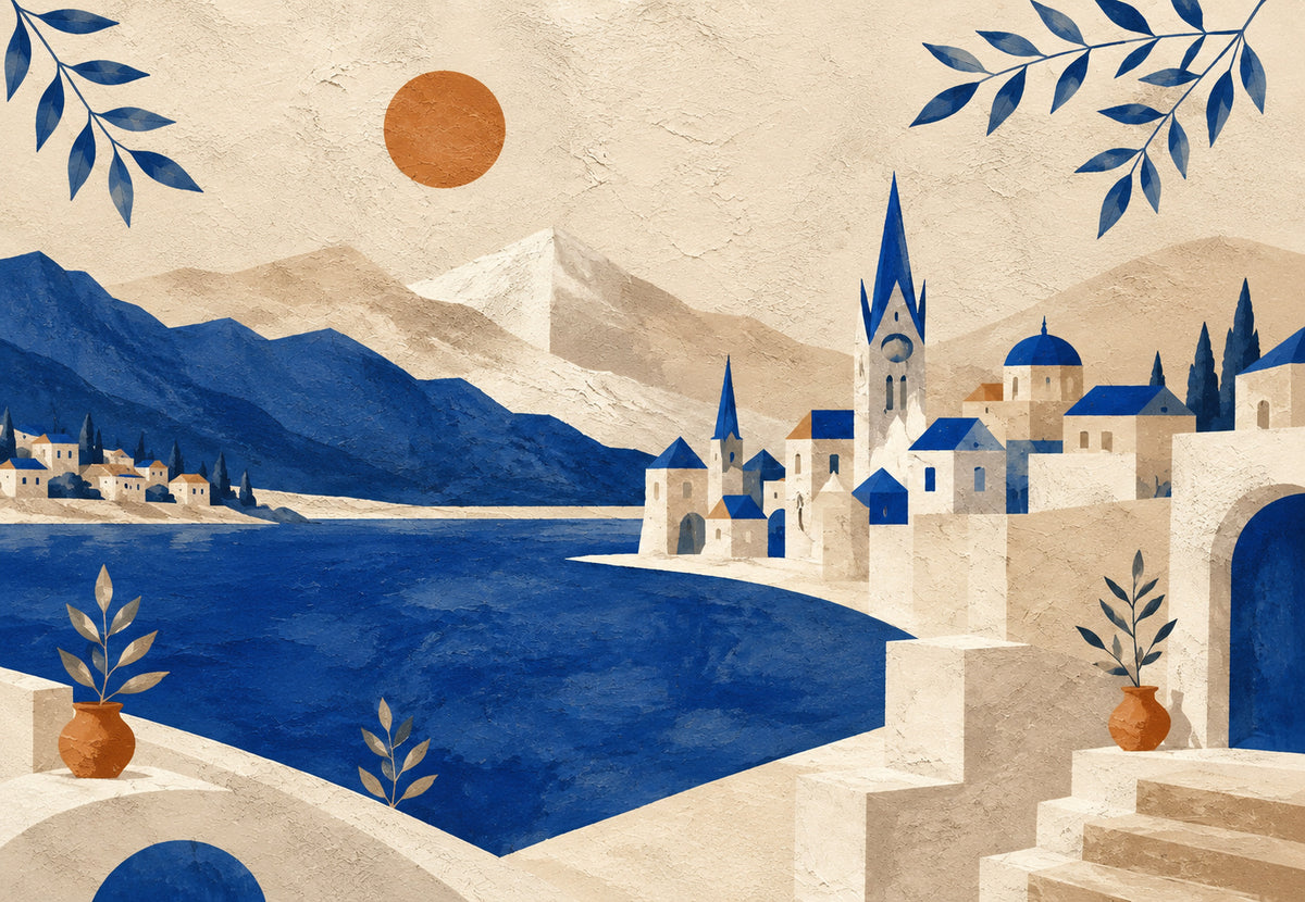 Zürich, la cité aux toits bleus (Paysage)