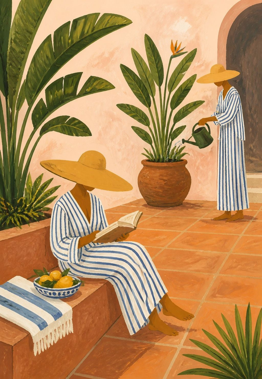 Nachmittag auf dem andalusischen Patio