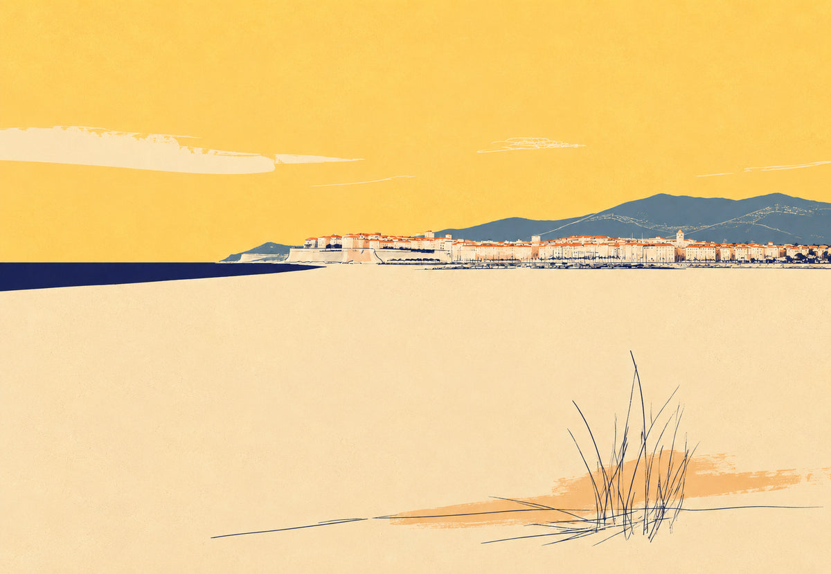 Bucht von Ajaccio (Querformat)