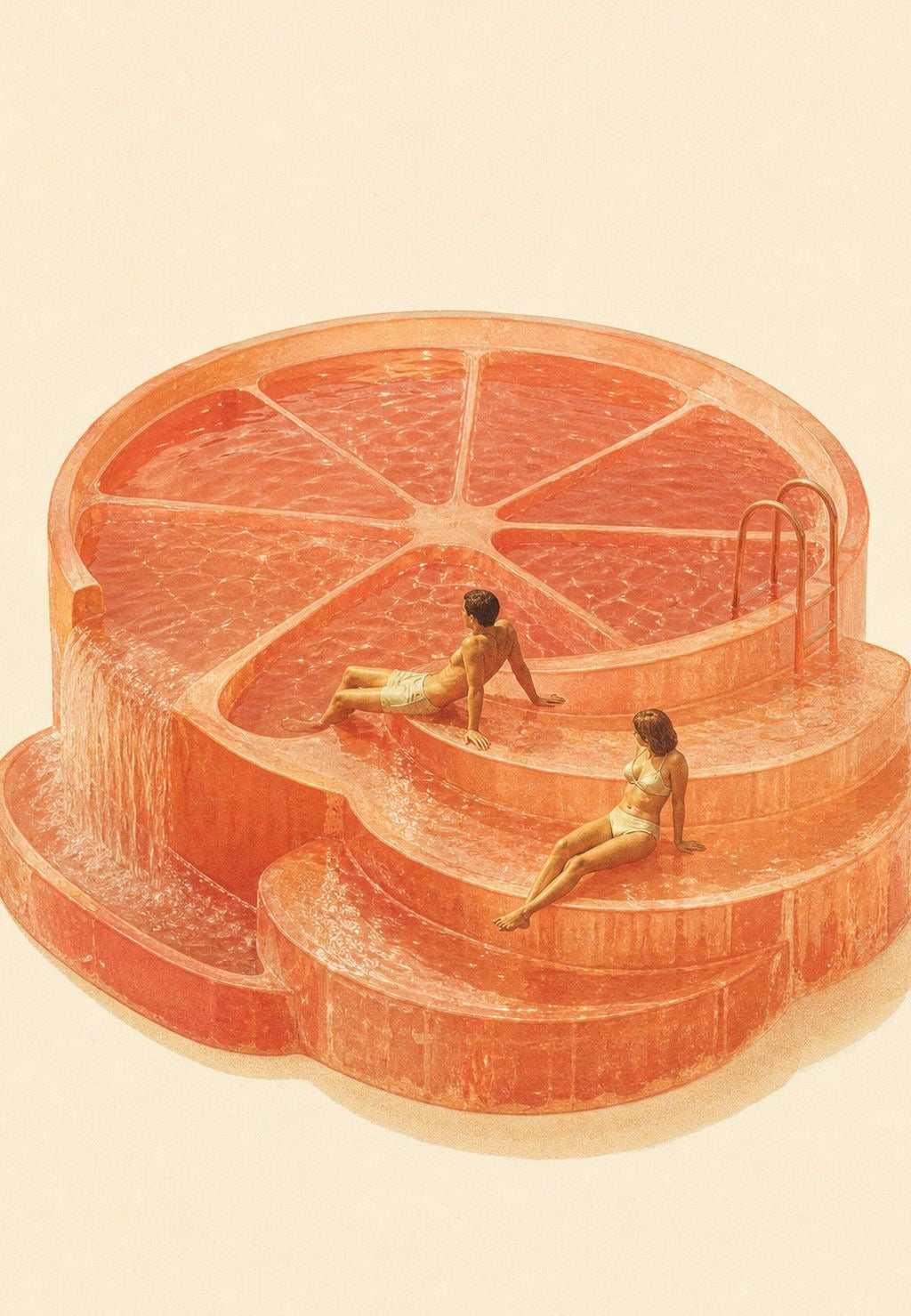 Orangenbad