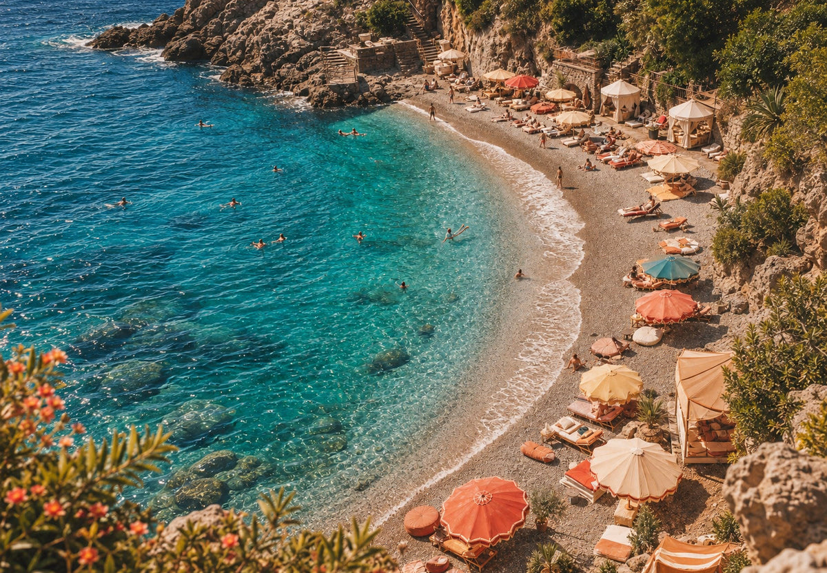 Ο όρμος με τις ομπρέλες (Οριζόντιο)