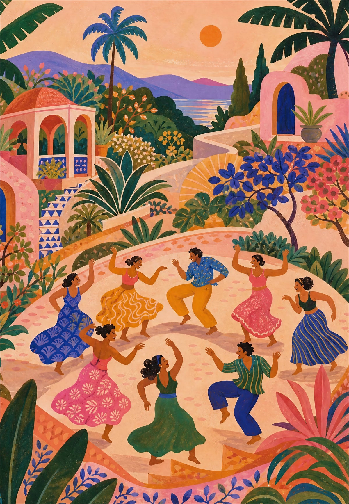Dancing in the sun