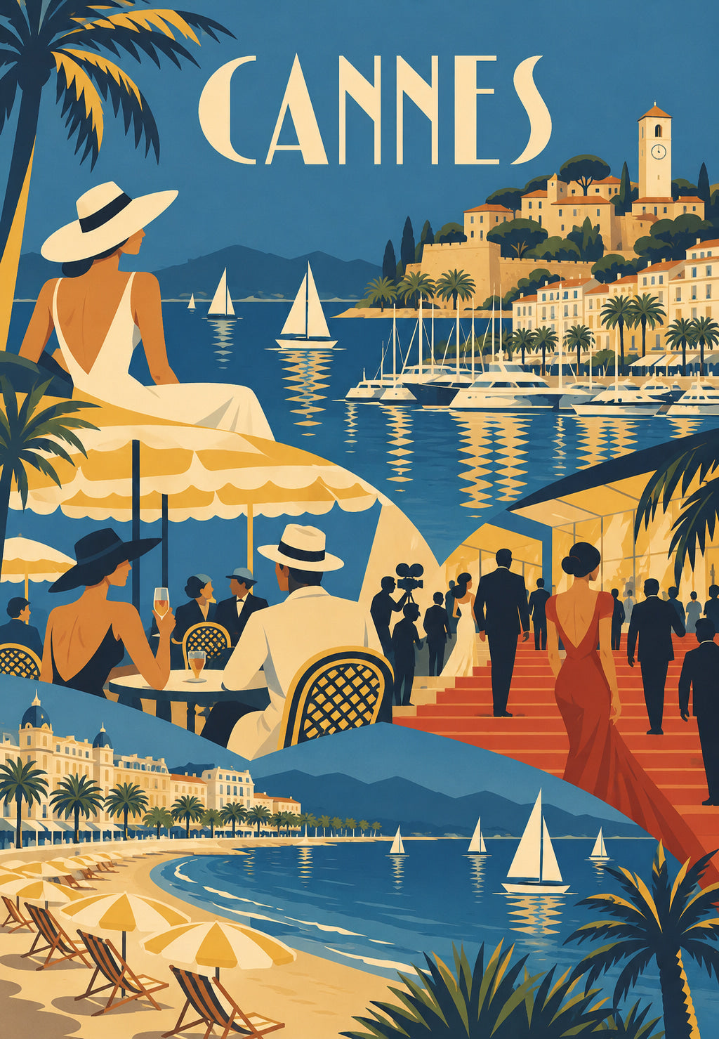 Cannes öble és vörös szőnyege