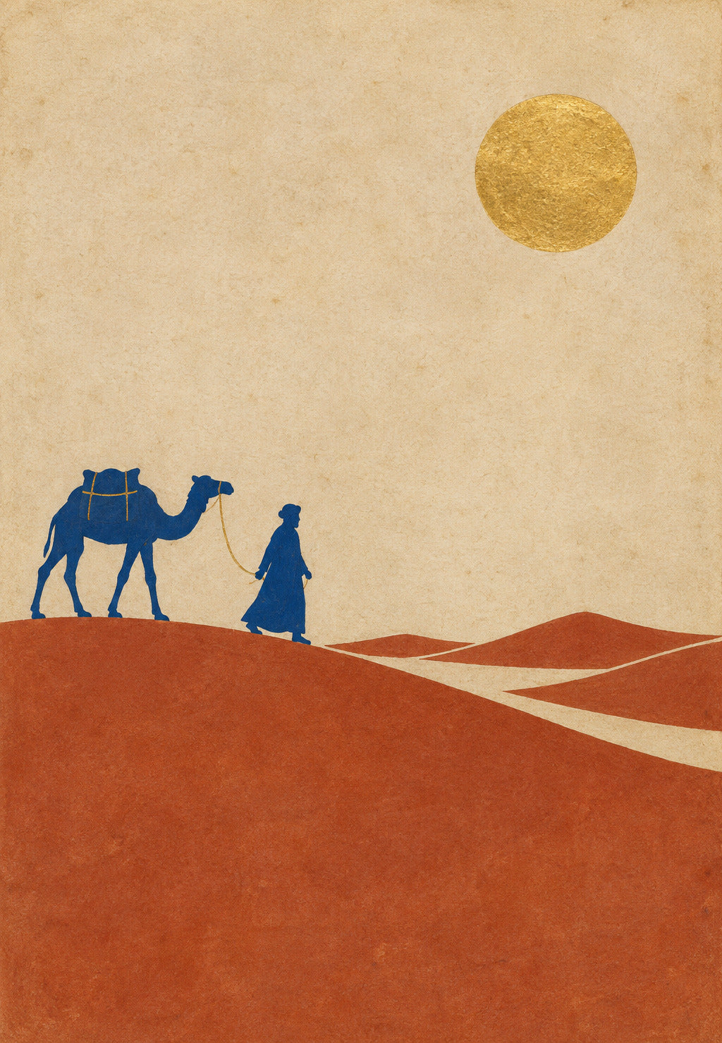 The Golden Desert Caravan