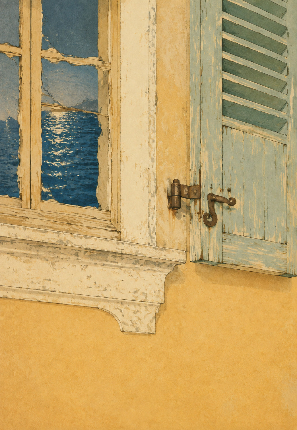 Det blå fönstret i Antibes