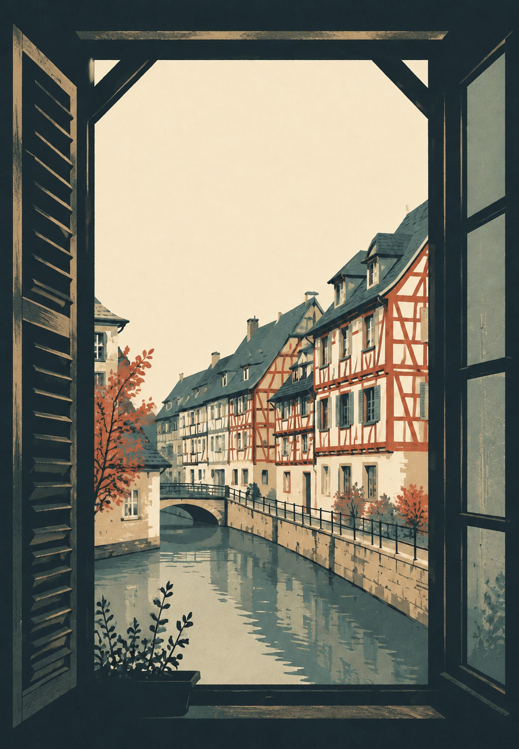 La ventana abierta sobre Colmar