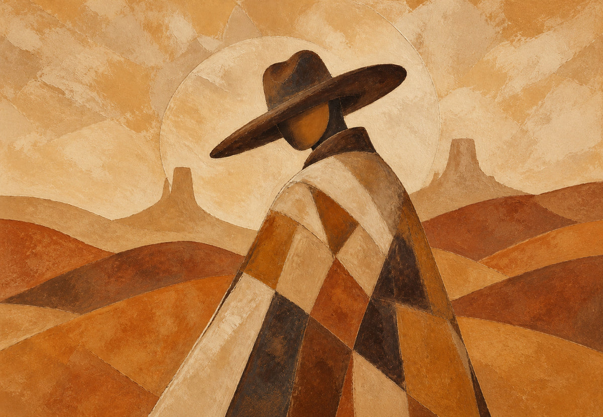 Il Viaggiatore dal Grande Cappello (Orizzontale)