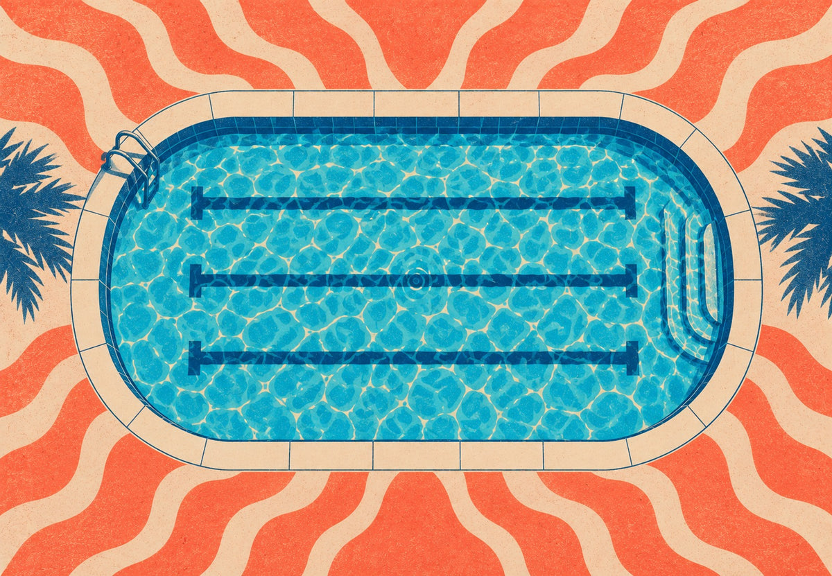 The Three Swimming Lanes (Landscape)