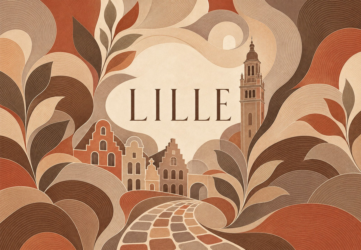 Lille - O campanário nos remoinhos (Horizontal)