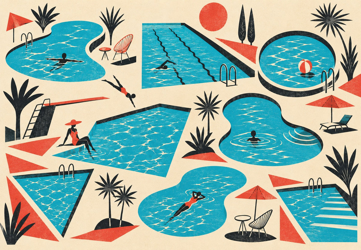 Summer Pools (Landscape)