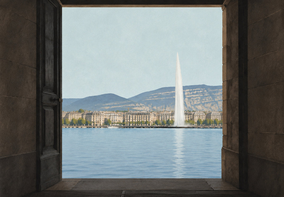 Porte ouverte sur Genève (Paysage)