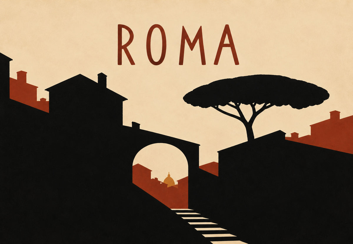 Roma, l'arco verso la cupola (Orizzontale)