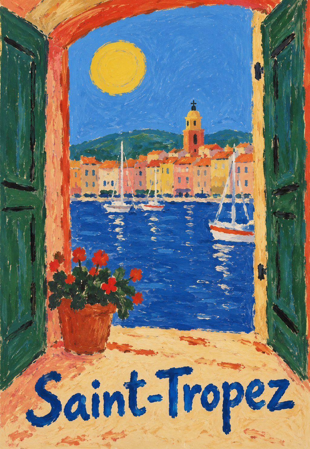 Saint-Tropez - Finestra sul porto