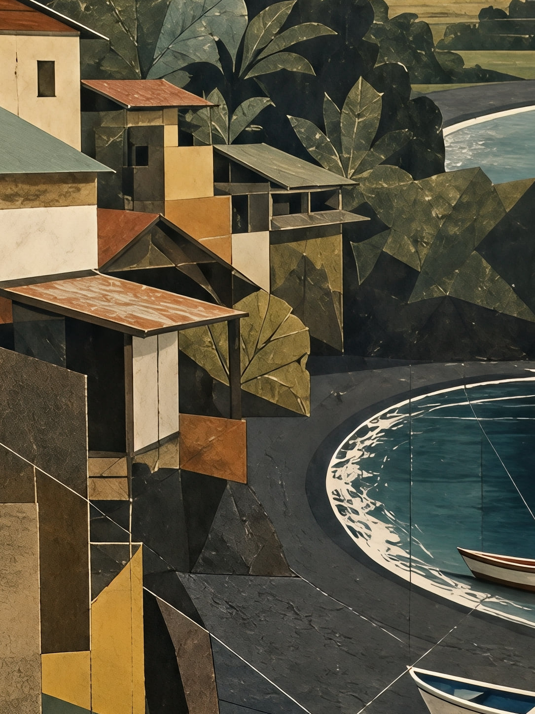 Affiche zoomée, Martinique - La baie en terrasses