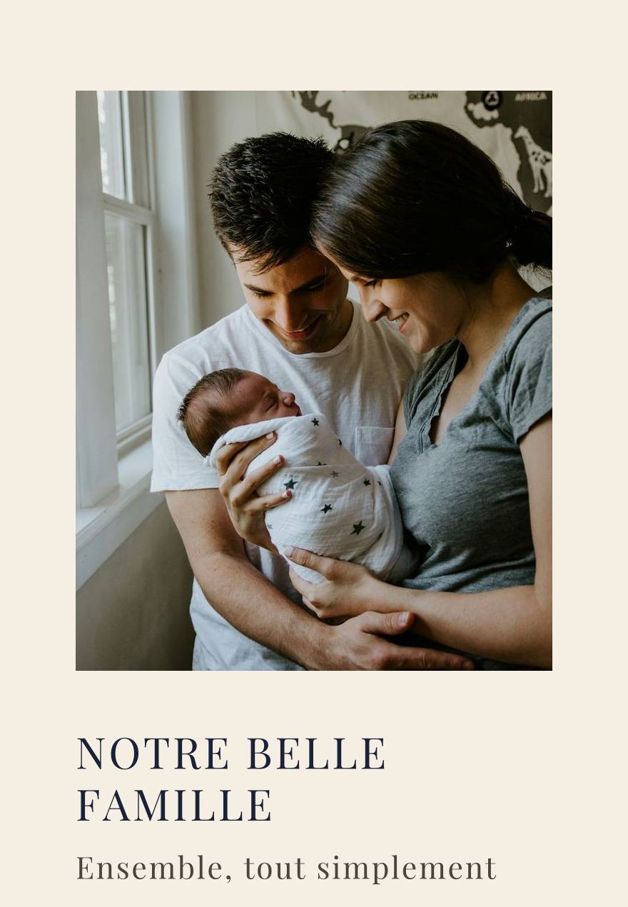 Personalisiertes Familienposter, Museums-Zuschnitt mit breitem Rand